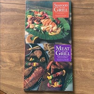 Meat on the Grill & Seafood on the grill cookbooks